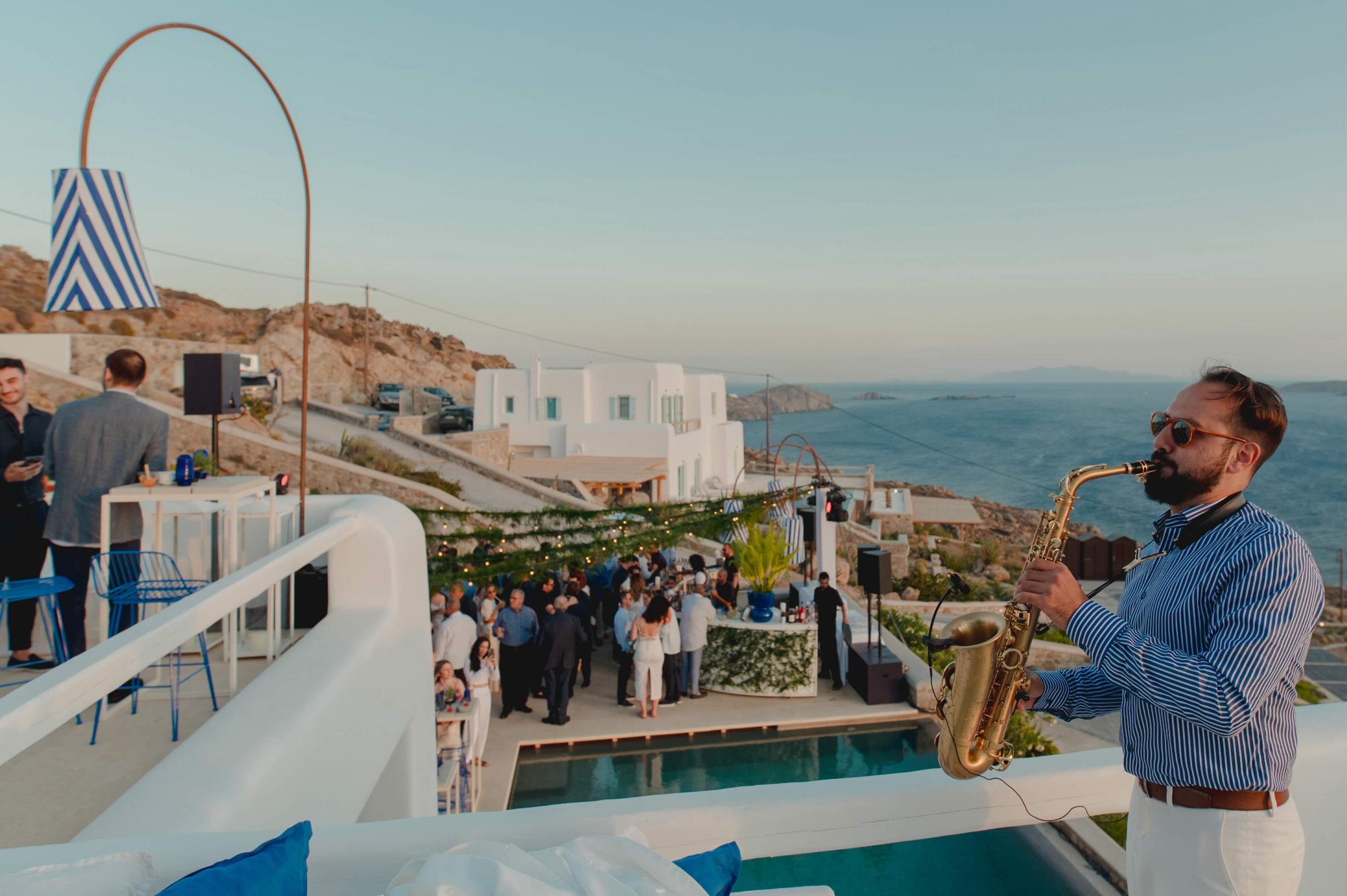 E&G Mykonos pre-wedding & wedding - Image 28